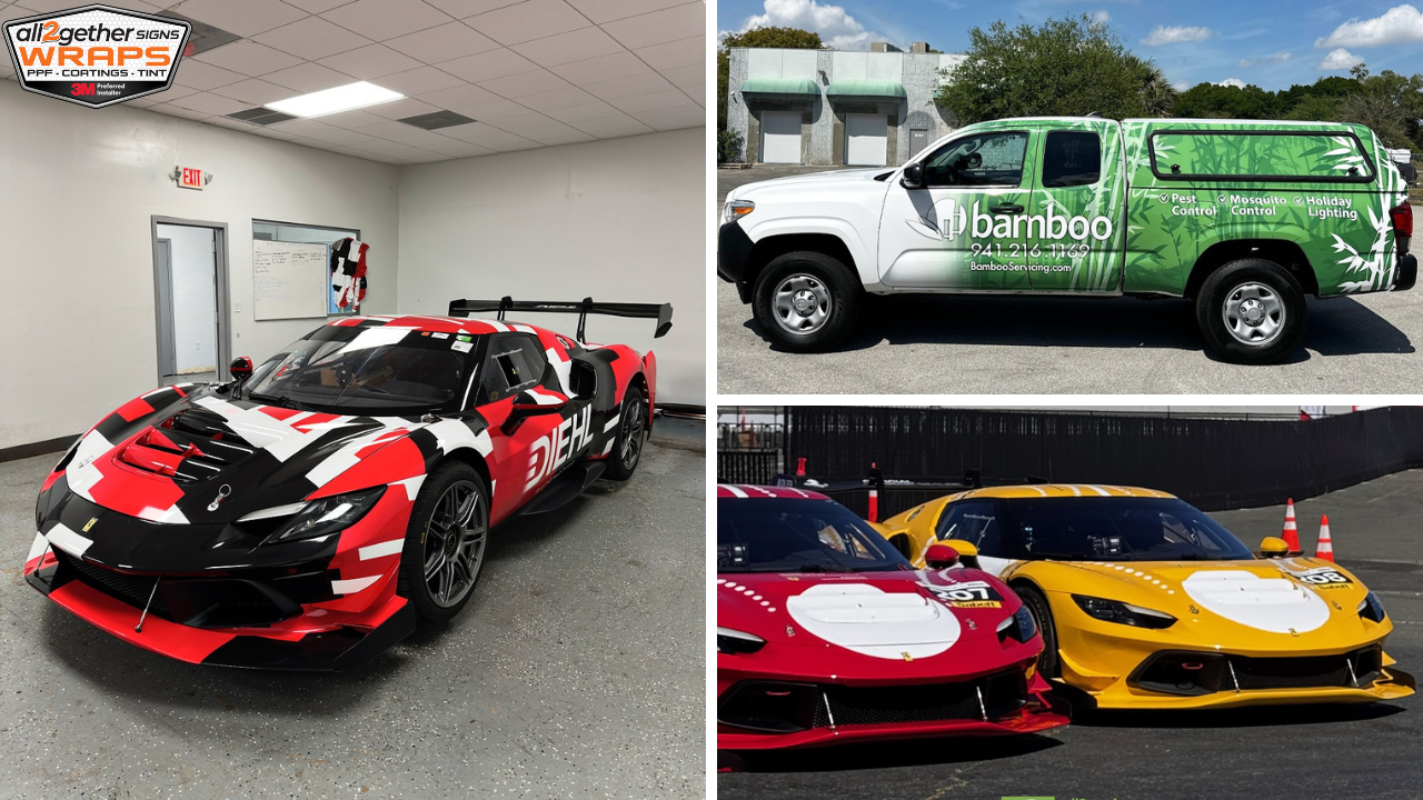 Full Wraps, Partial Wraps, and Spot Graphics