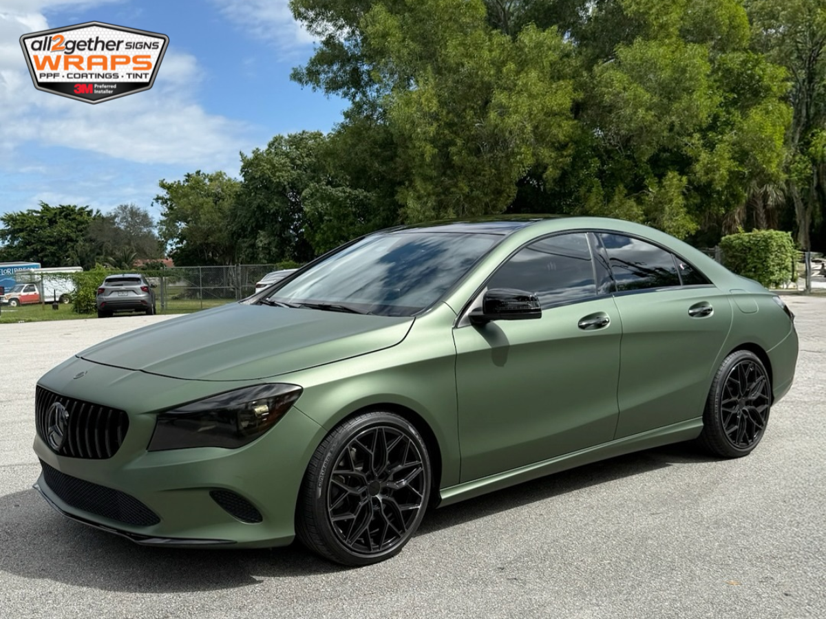 Matte Olive Green Wrap | Premium Vehicle Wraps by All2Gether Wraps